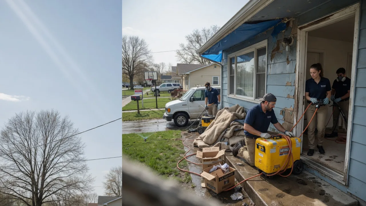 Basement Flood Cleanup in Kempton, IL near me